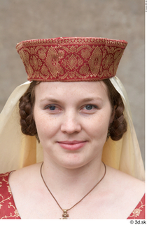 Medieval Castle lady in a dress 1 Castle lady hat…
